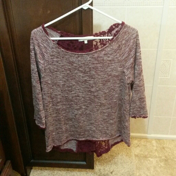 Classy top with lace in back