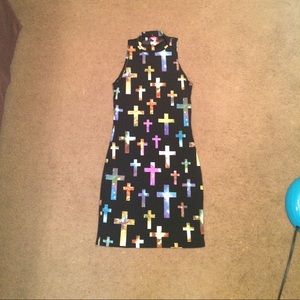 Multi-color Cross Dress