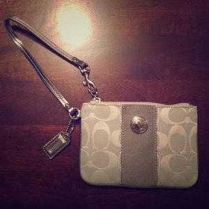 Coach small wristlet