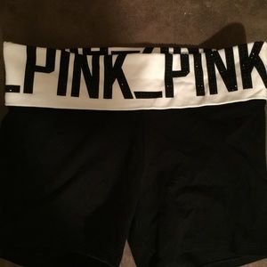 Victoria's Secret Pink Yoga Bling short Size XS.