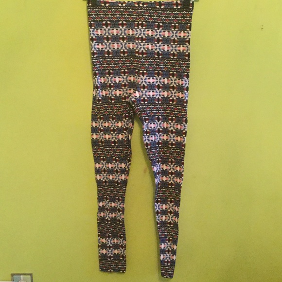 High waisted printed leggings