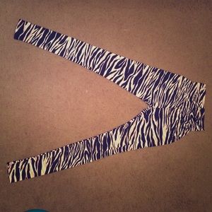Zebra Striped Tights