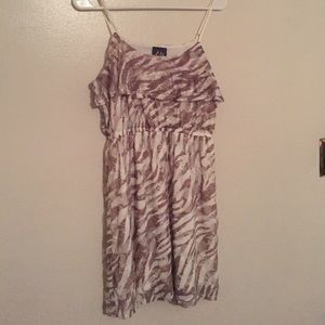 Zebra/Floral Lace Dress
