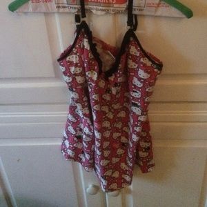 hello kitty nighttime tank top