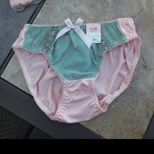 Green and Gold  Panties