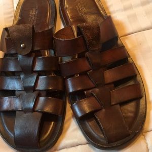 Leather sandals