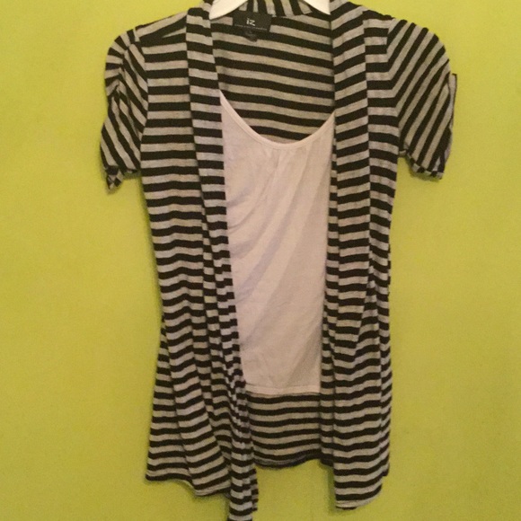 Tank top striped sweater combo