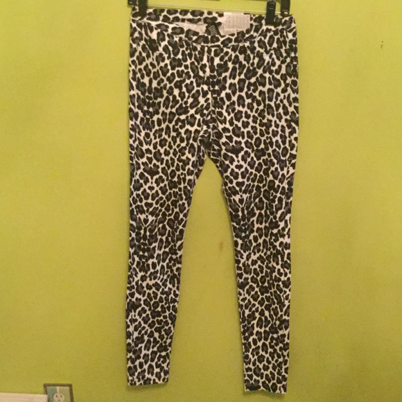 Leopard print pants