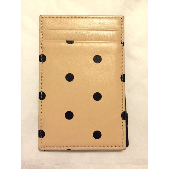 J Crew Magic Wallet - Polka Dots