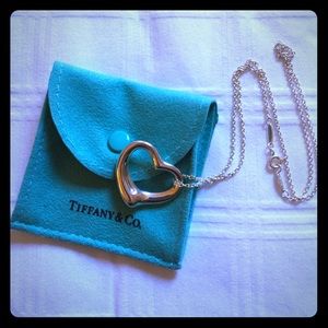Tiffany & Co. Sterling silver heart necklace