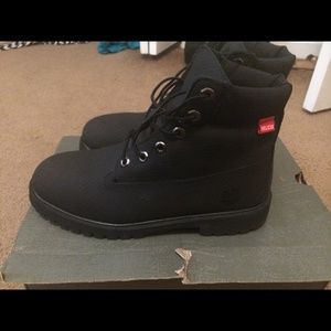 Black Waterproof Timberland Boots