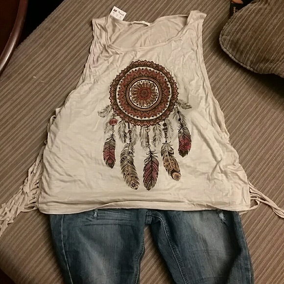 Free with purchase Native American style tank top