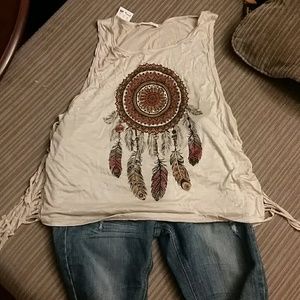 Free with purchase Native American style tank top