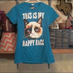 grumpy cat graphic tee