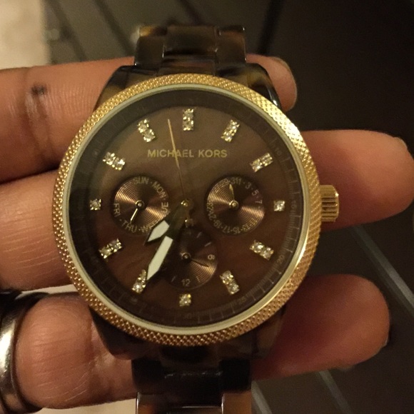 Michael Kors Tortoise Watch