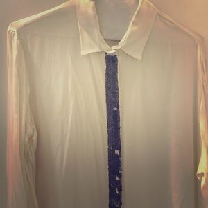 New w/tag 100% silk Elizabeth and James shirt