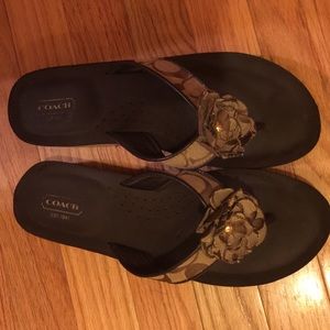 COACH flip flops