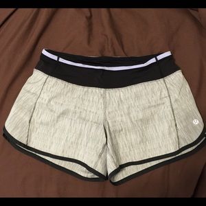 EUC Lululemon turbo shorts size 6