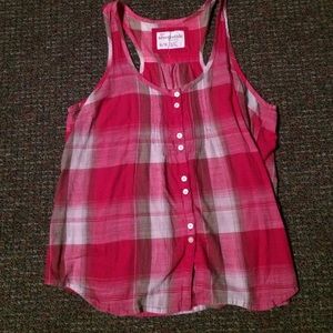 Plaid tank top
