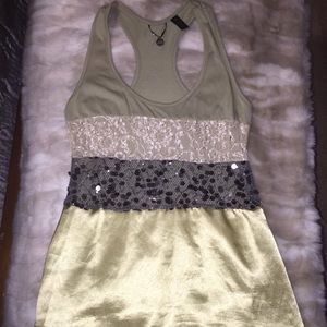 Cute BKE Boutique Razor Back Dressy Tank Size S