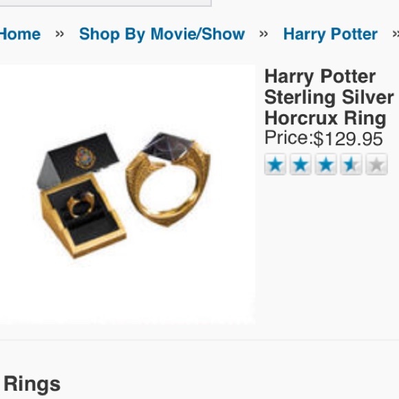 Harry Potter Horcrux ring