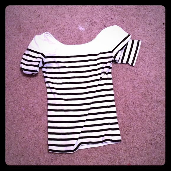 Ann Taylor Striped Crop appetites