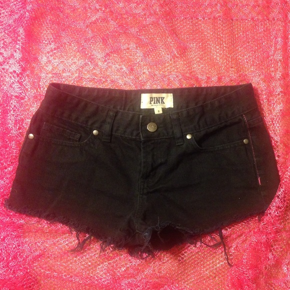 Black denim shorts!