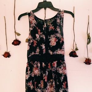 Floral Boho Sheer Maxi