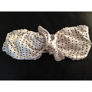 Polka Dot Bandeau w Tie 🔲🔳