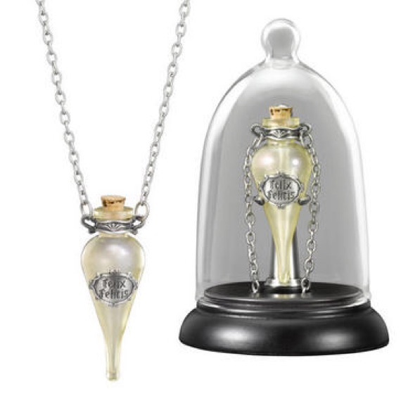Harry Potter Felix Felicis bottle necklace