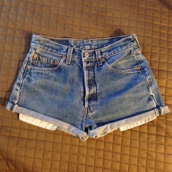 Vintage Authentic High Waisted Levis Shorts!
