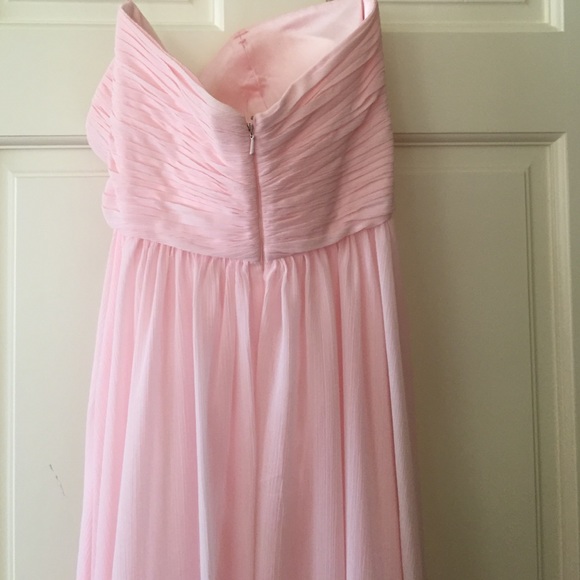 Prom dress Strapless floor length baby pink dress - Picture 3 of 3