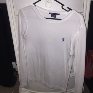 Long sleeve polo shirt