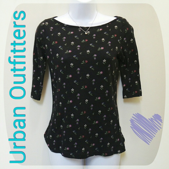 Dark floral top