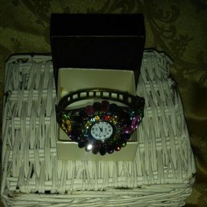 Bracelet watch costume jewelry