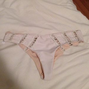 acacia white bikini bottoms
