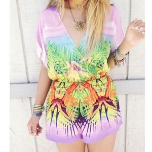 LF tropical romper