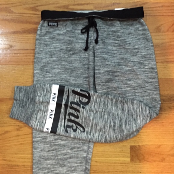PINK Victoria's Secret Pants - Victoria's Secret PINK Marled gym pants and hoodie