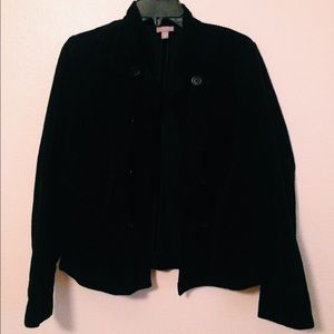 Black Velvet Coat