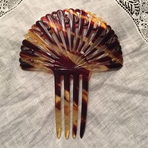❤️ Vintage Faux Tortoise Shell Hair Comb
