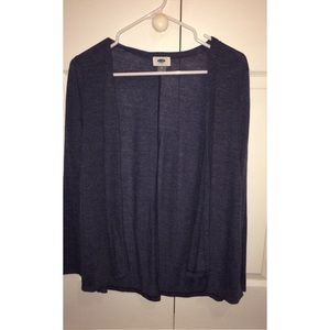 Navy blue cardigan