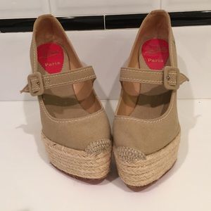 CHRISTIAN LOUBOUTIN WEDGES