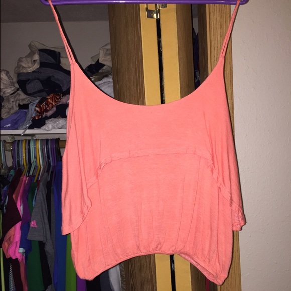 Coral and red Cropped Top bundle