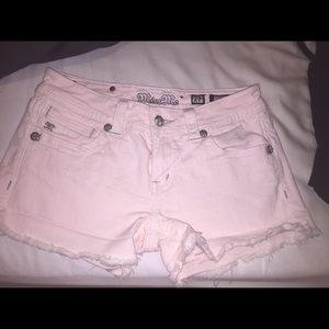 Miss me pastel pink shorts!