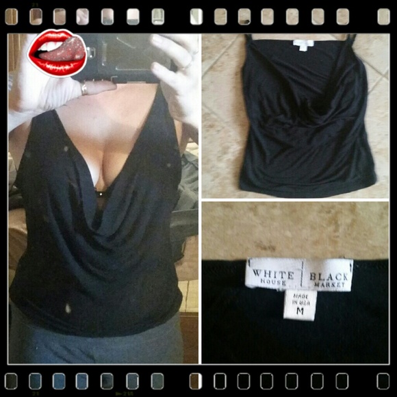 White House Black Market Ultra sexy, plunging top!