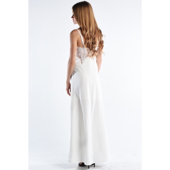 LOWEST "I Wonder" Lace Double Split Maxi Dress - Picture 3 of 4