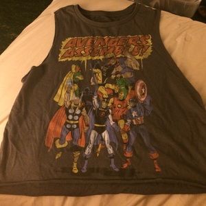 Avengers Crop tee