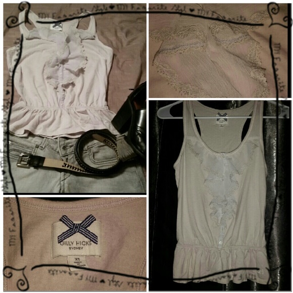 Gilly Hicks for Holister flirty, classy tank top