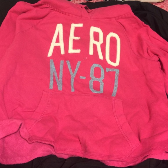 Aero crop hoodie