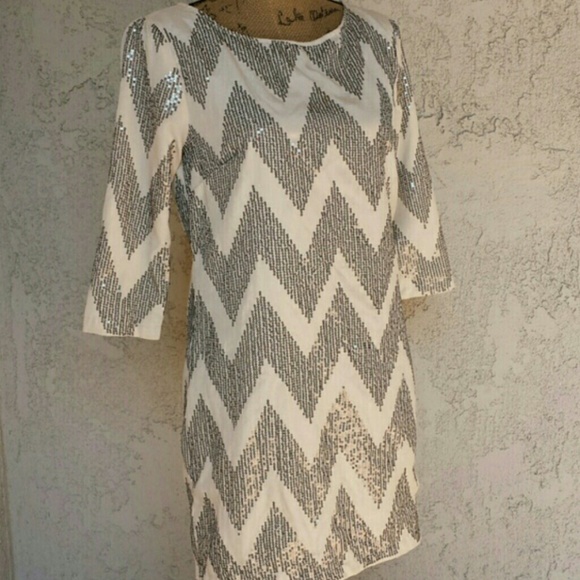 Chevron sequin dress!